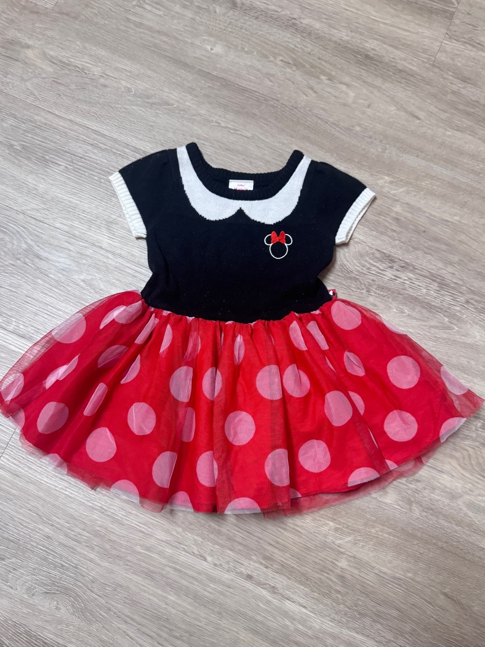 Disney Black & Red Polka Dot Minnie Tulle Dress